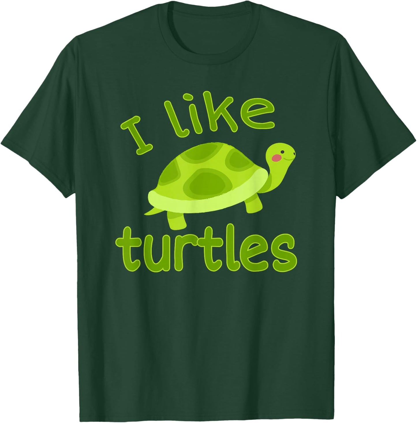 I Love Turtles - I Like Turtles Vintage Tortoise Reptile T-Shirt - T-Shirt | Forest