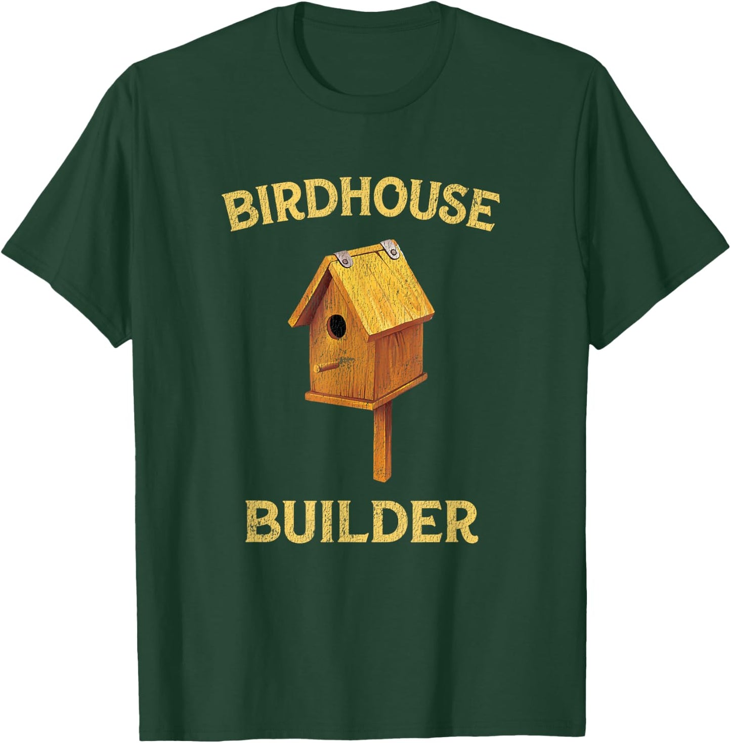 Vintage Birdhouse Builder Shirt Woodworking Women T-Shirt - T-Shirt | Forest