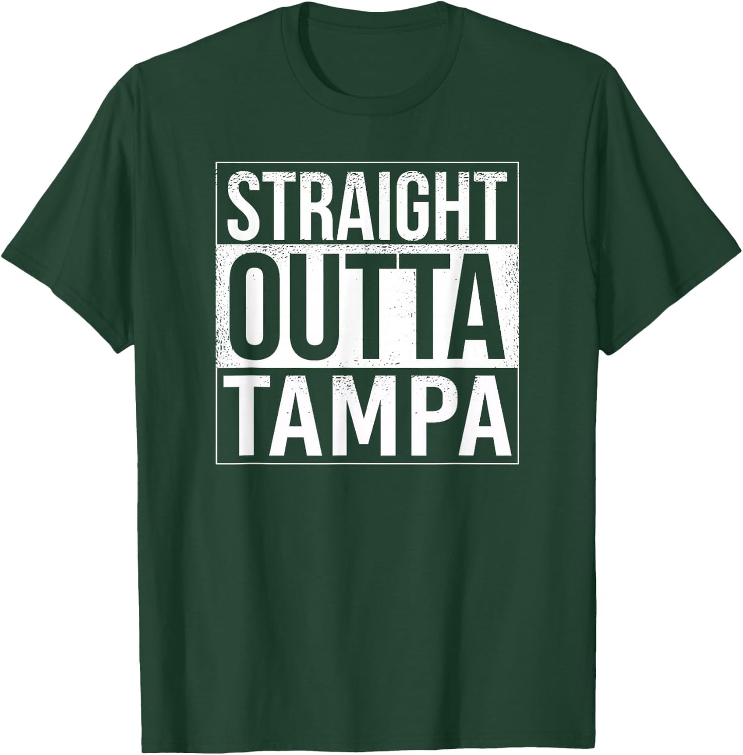 Straight outta Tampa - USA American Hometown City T-Shirt - T-Shirt | Forest