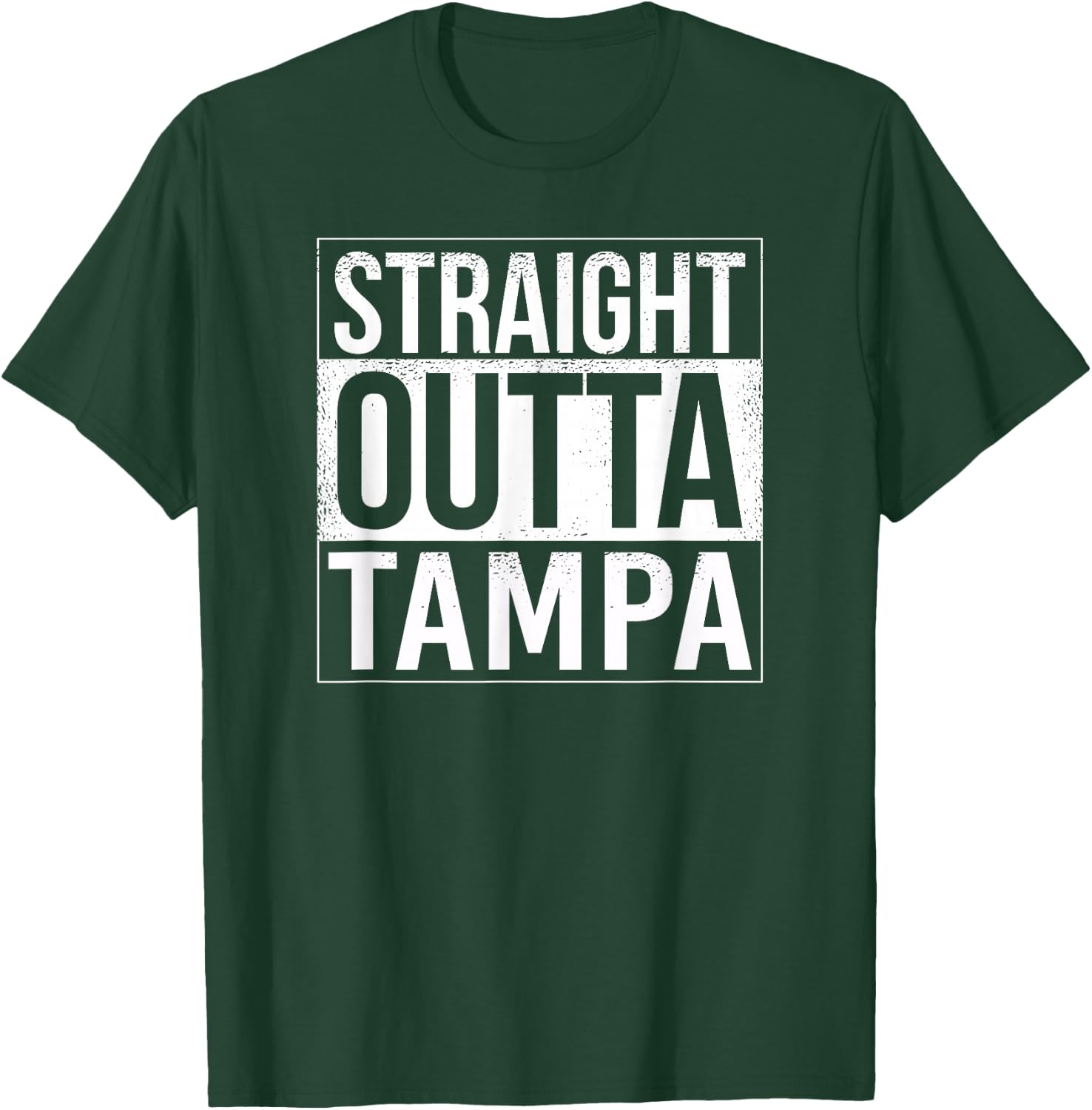 Straight outta Tampa - USA American Hometown City T-Shirt - T-Shirt | Forest