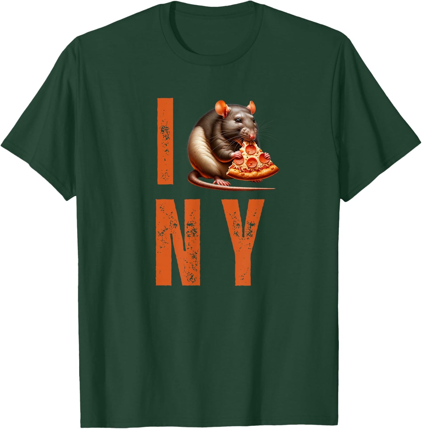 Pizza Rat I love New York T-Shirt - T-Shirt | Forest