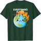 EVERYTHING IS FINE Sad Earth Day Meme Planet on Fire Climate T-Shirt - T-Shirt | Forest