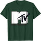 White Fill with Black Ink MTV Logo Small T-Shirt - T-Shirt | Forest