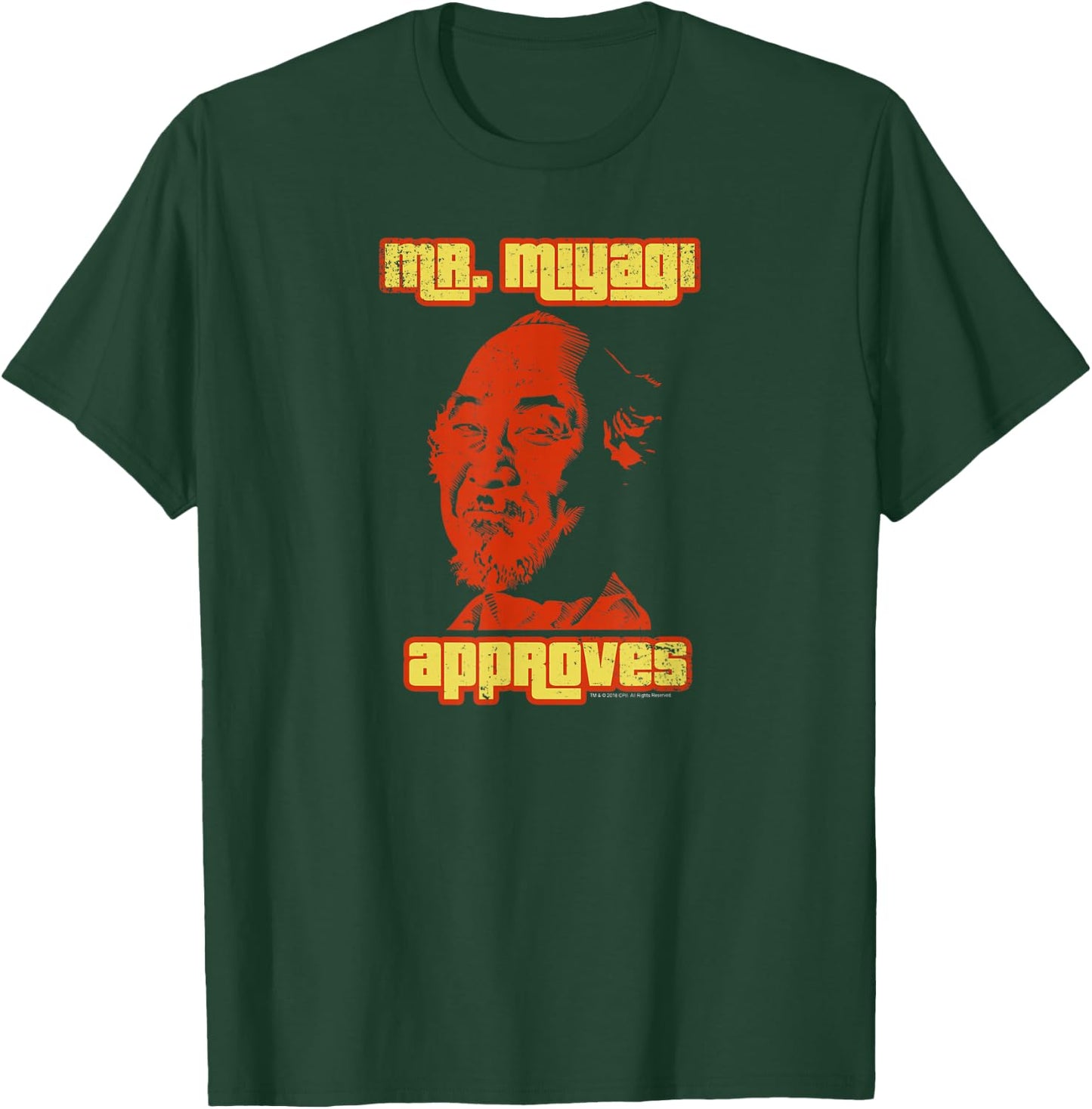 The Karate Kid Mr. Miyagi Approves Retro Movie T-Shirt - T-Shirt | Forest