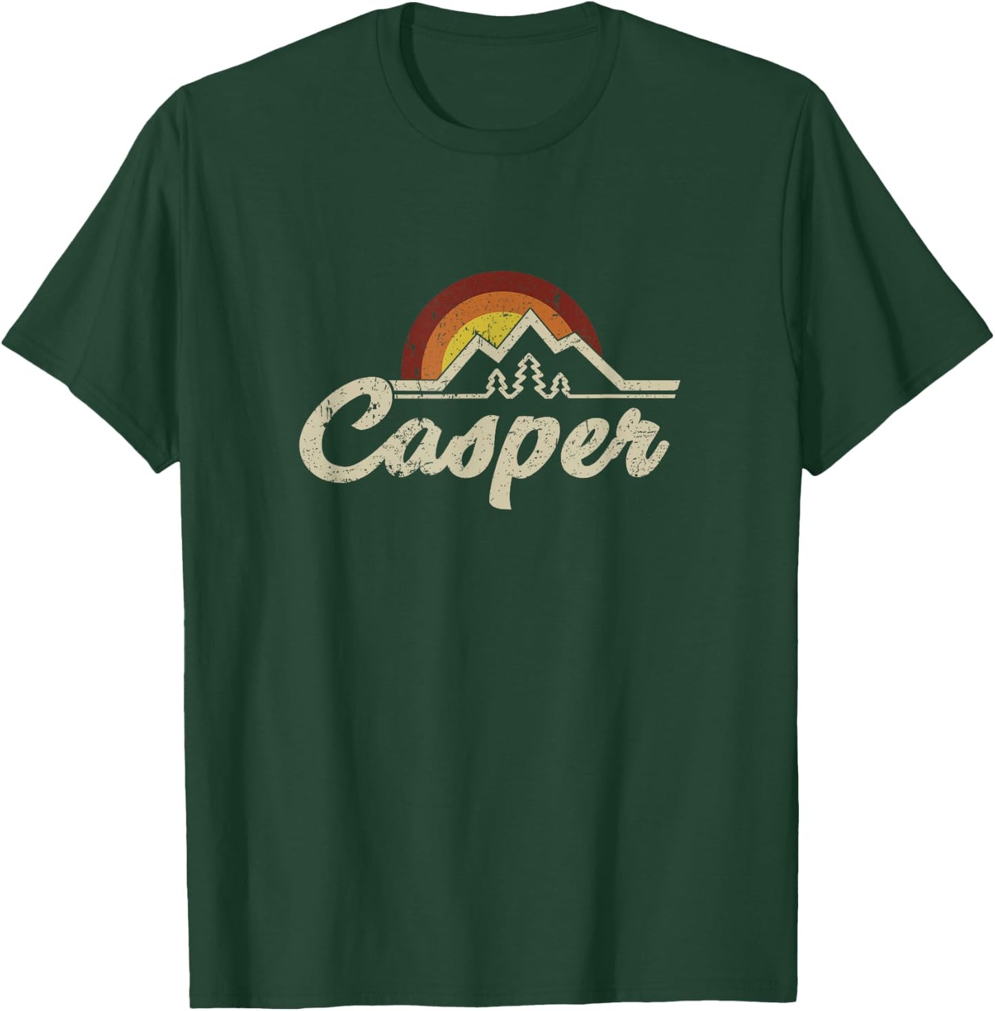 Casper Wyoming WY retro vintage Gift T-Shirt - T-Shirt | Forest