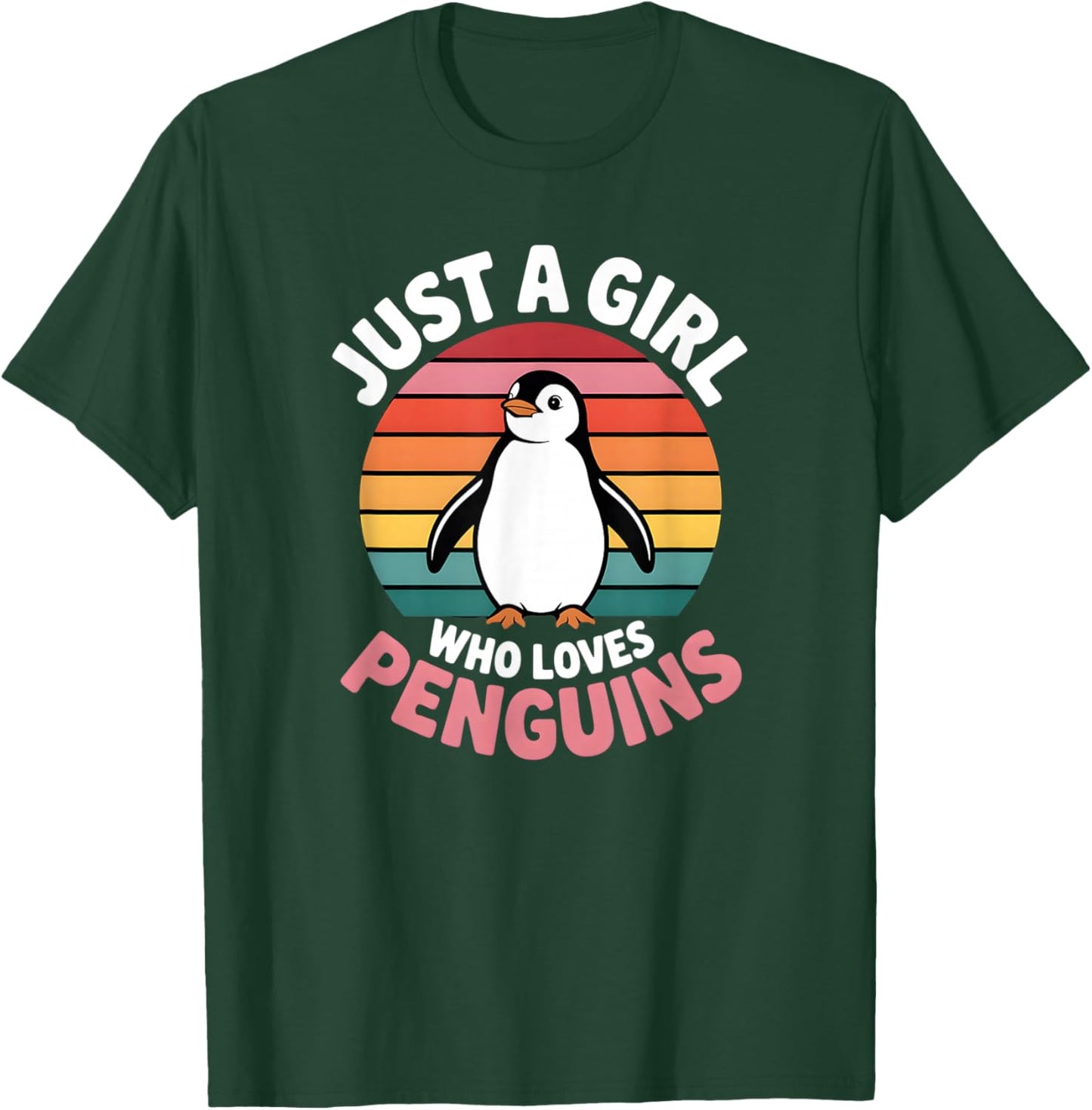 Girls Penguin T-Shirt - T-Shirt | Forest