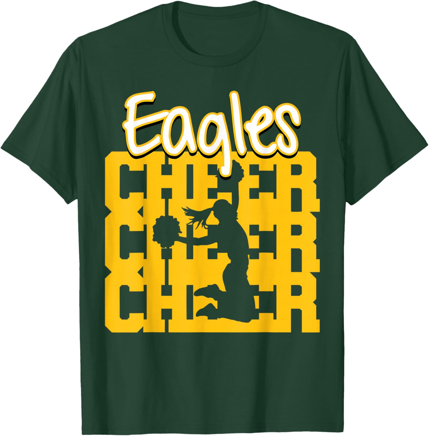 Eagles Cheer Back to School Cheerleading Spirit GY T-Shirt - T-Shirt | Forest