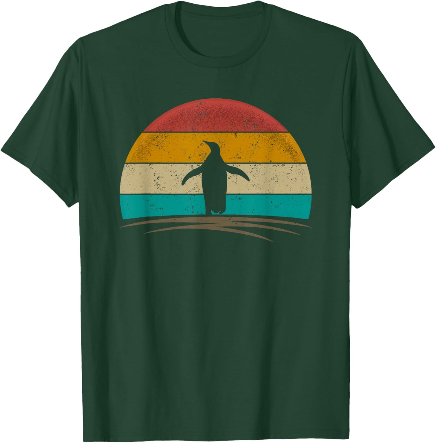 Penguin Shirt Vintage Penguin Bird Animal Penguin Lover T-Shirt - T-Shirt | Forest