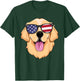 America Golden Retriever 4th of July Boys T-Shirt - T-Shirt | Forest