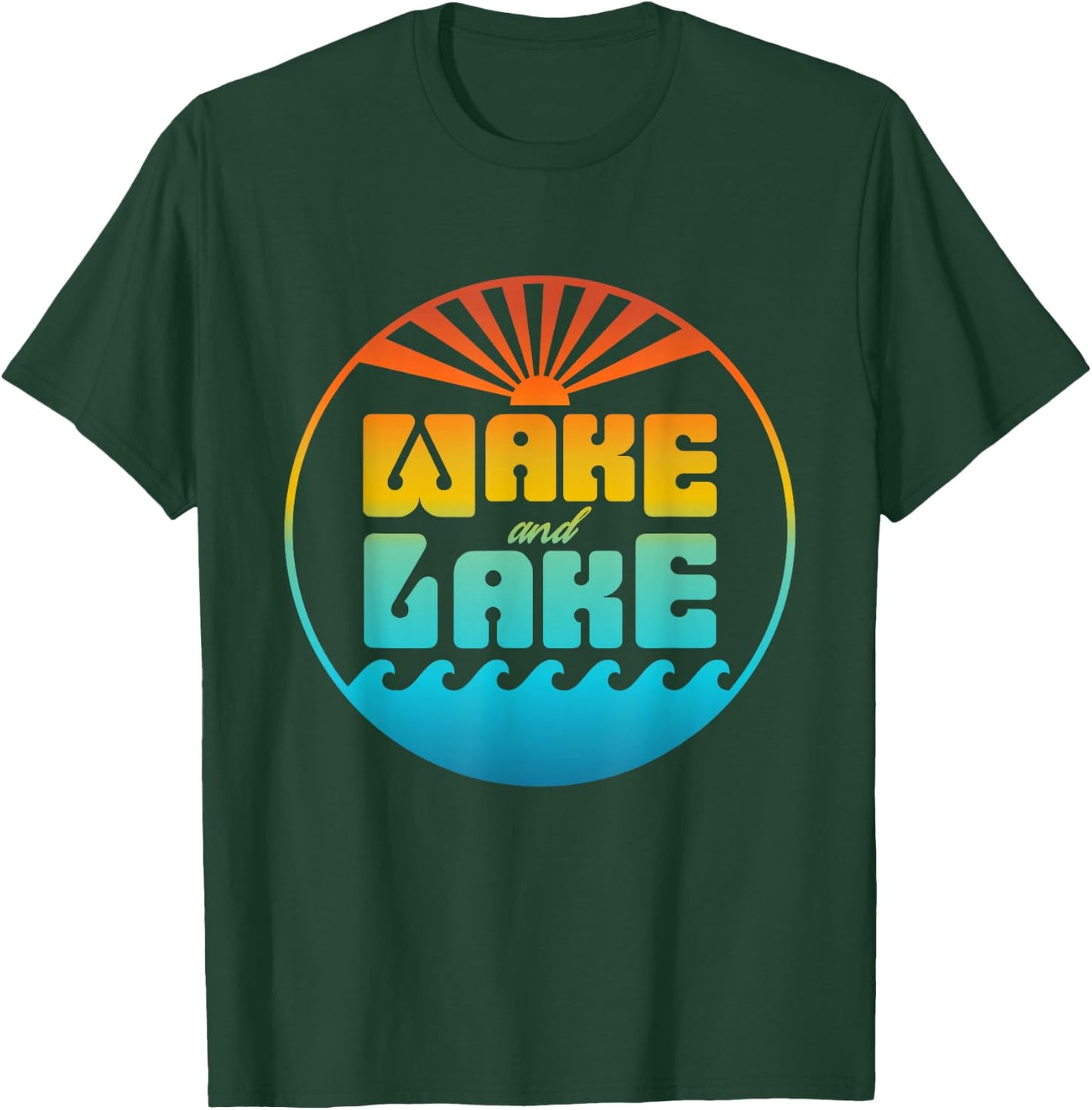 Wake and Lake T-Shirt - T-Shirt | Forest