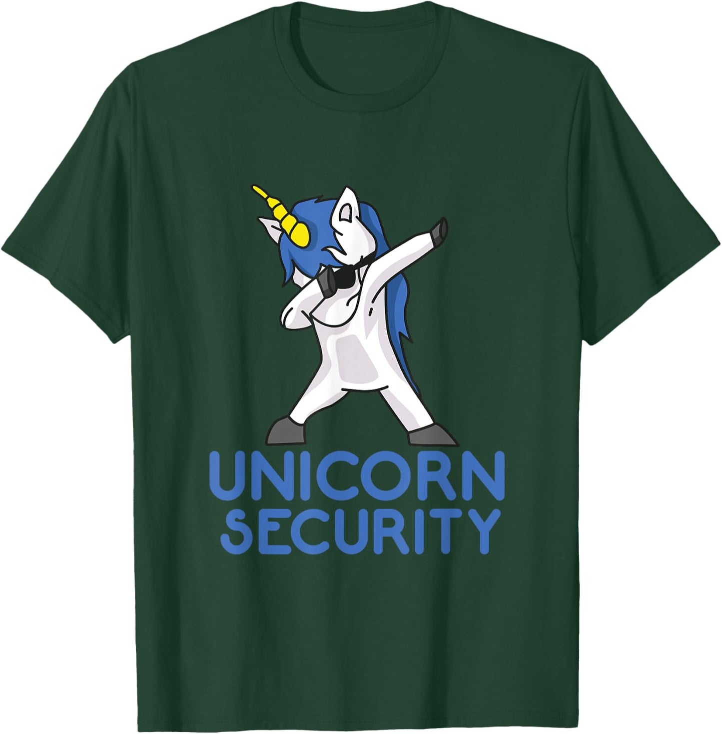 Unicorn Security Funny Gift T-Shirt - T-Shirt | Forest