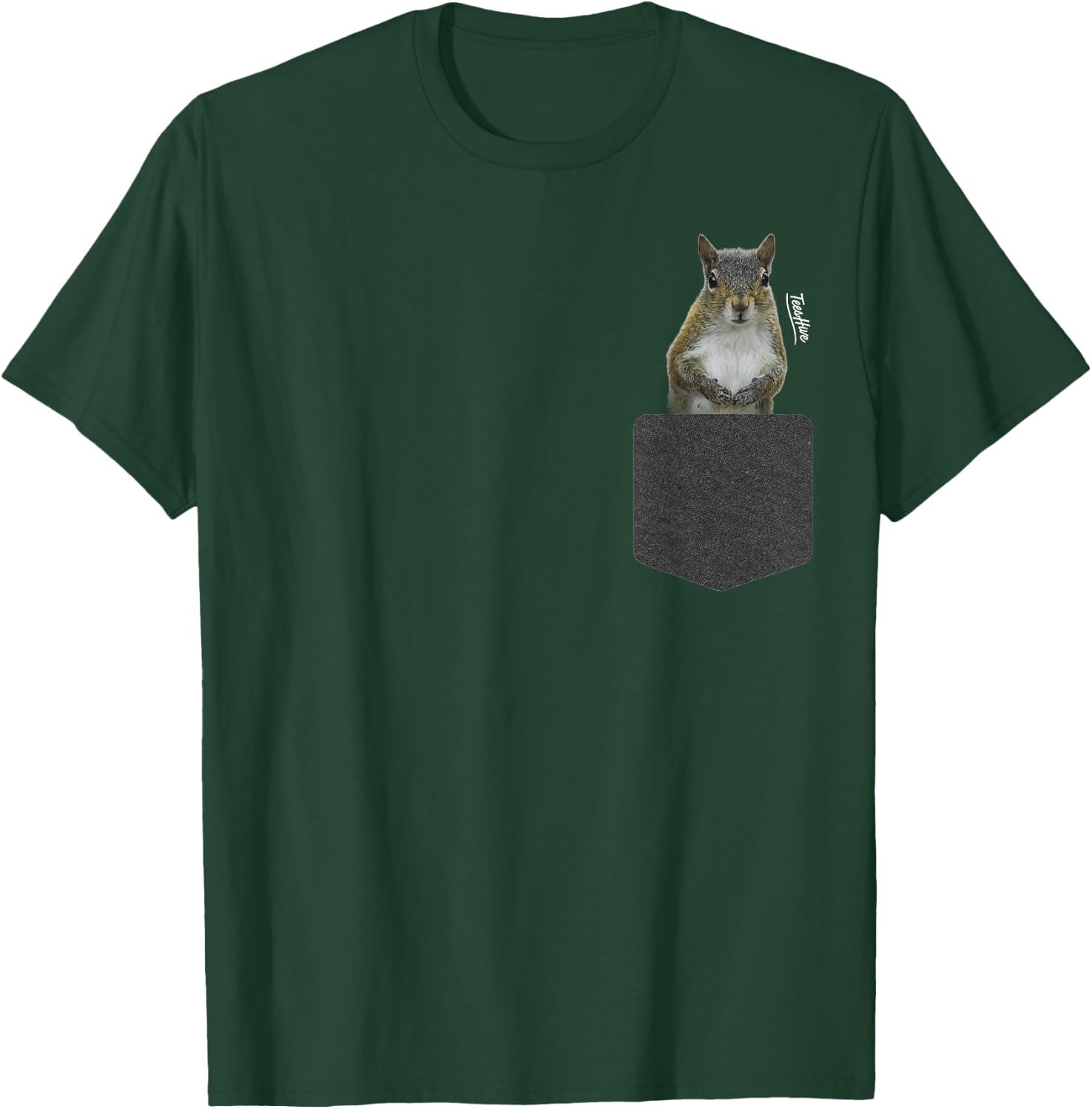 Squirrel In Pocket - Squirrel Lover Themed T-Shirt - T-Shirt | Forest
