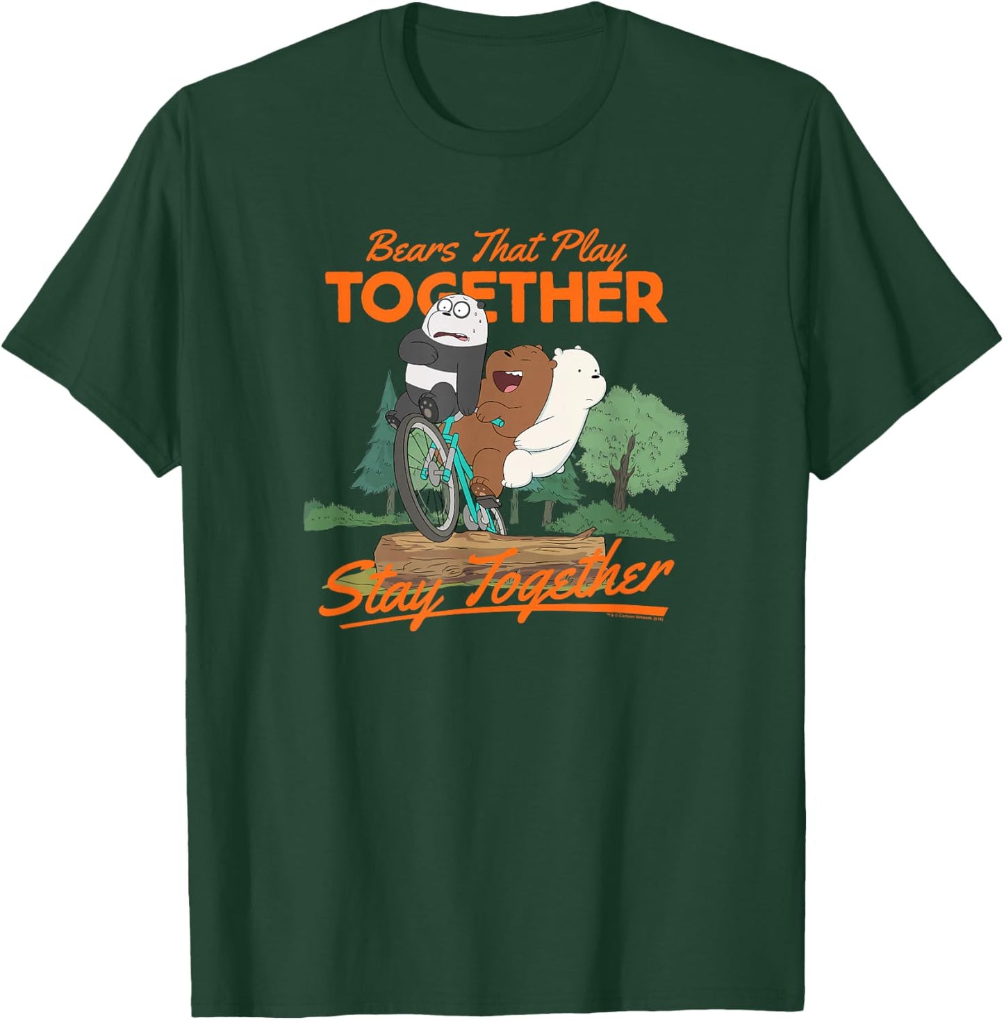 We Bare Bears Stay Together T-Shirt - T-Shirt | Forest