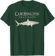 Retro Cape Henlopen DE Shark T-Shirt - T-Shirt | Forest