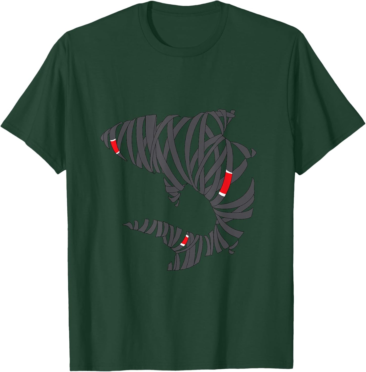 Bjj Jiu Jitsu Belt Shark - Black Belt T-Shirt - T-Shirt | Forest