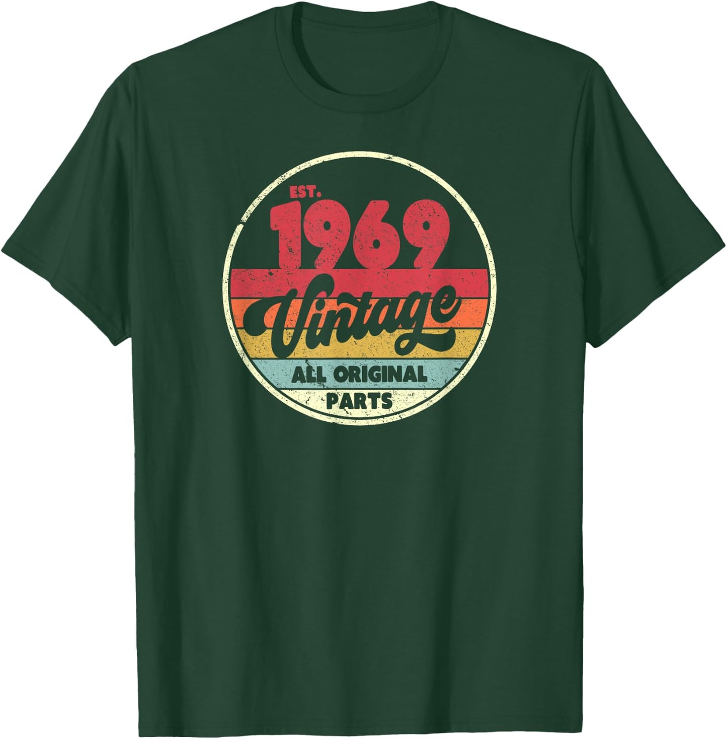 1969 Vintage Shirt, Birthday Gift . Retro Style T-Shirt - T-Shirt | Forest