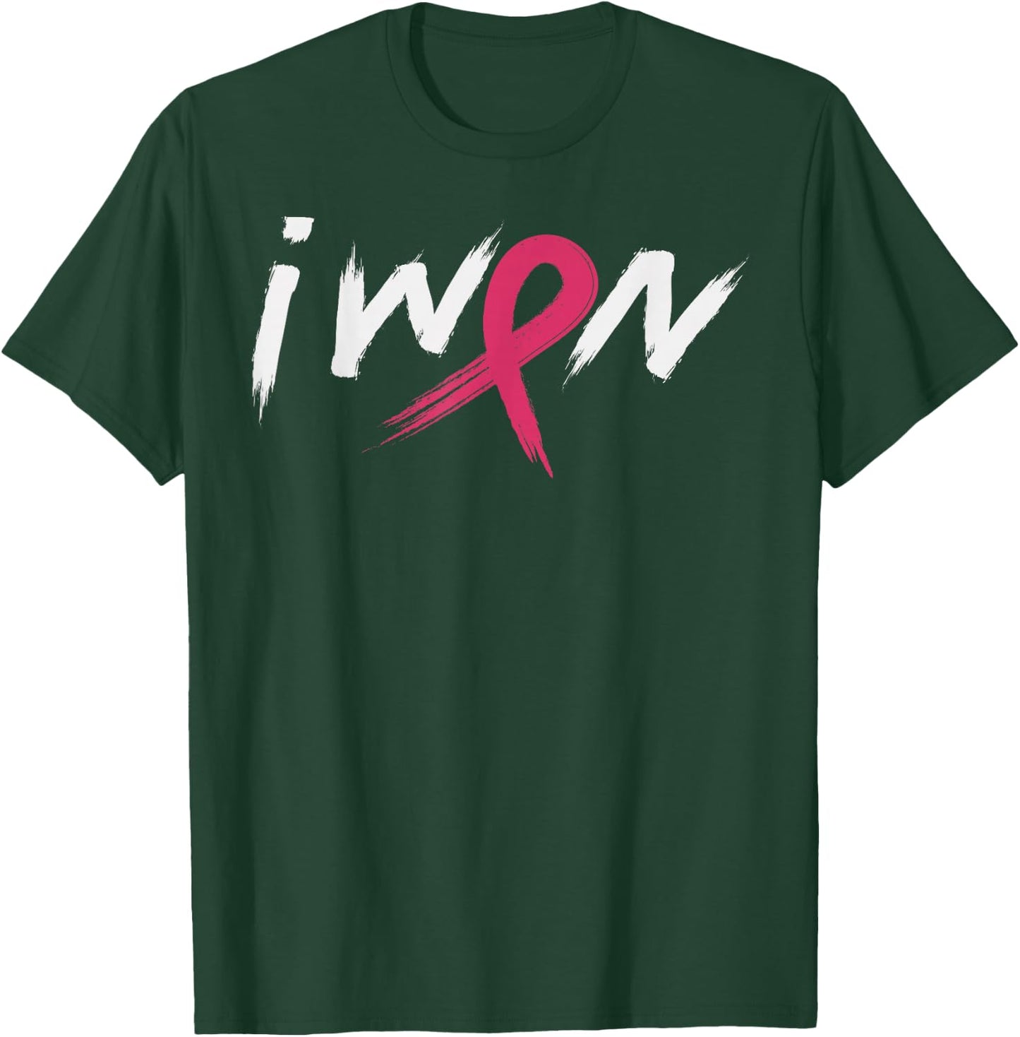 Breast Cancer Awareness Shirt Pink Ribbon I Won Survivor T-Shirt - T-Shirt | Forest
