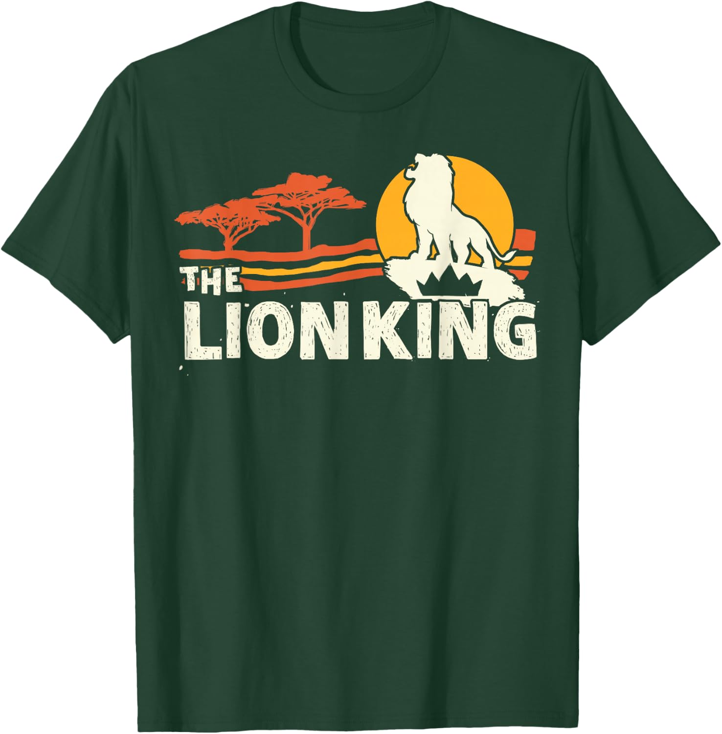 Disney The Lion King Live Action Savannah Sunset Portrait T-Shirt - T-Shirt | Forest