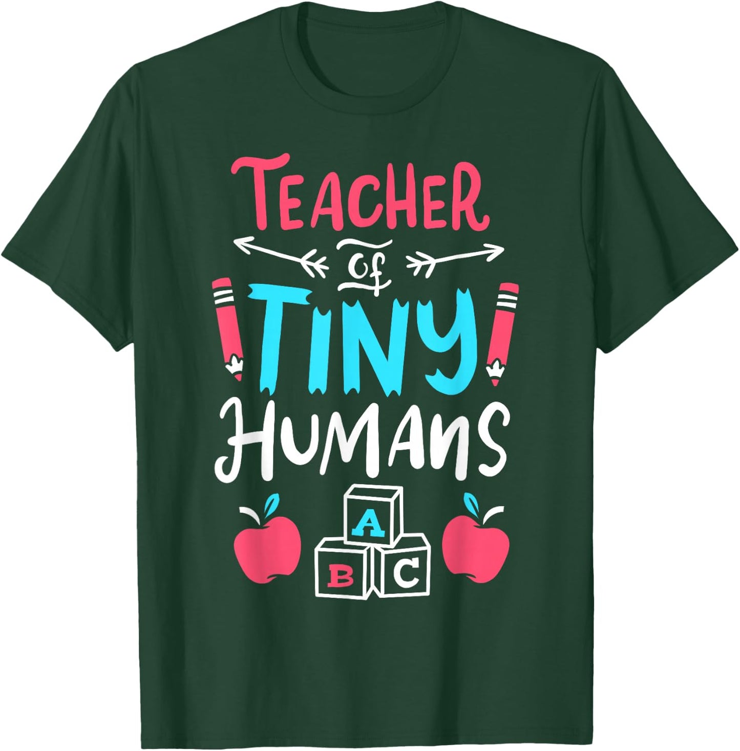 Teacher Preschool Pre K Kindergarten T-Shirt - T-Shirt | Forest
