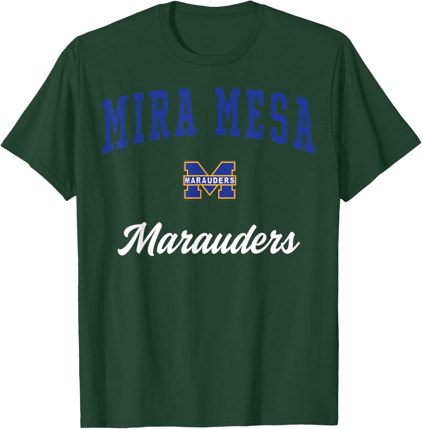 Mira Mesa High School Marauders C3 T-Shirt - T-Shirt | Forest
