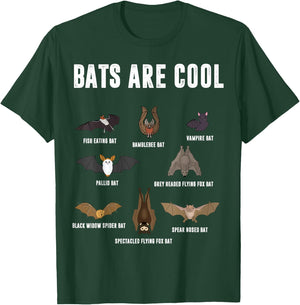 Bats Are Cool | Learning Science Is Fun For Kids T-Shirt - T-Shirt | Forest