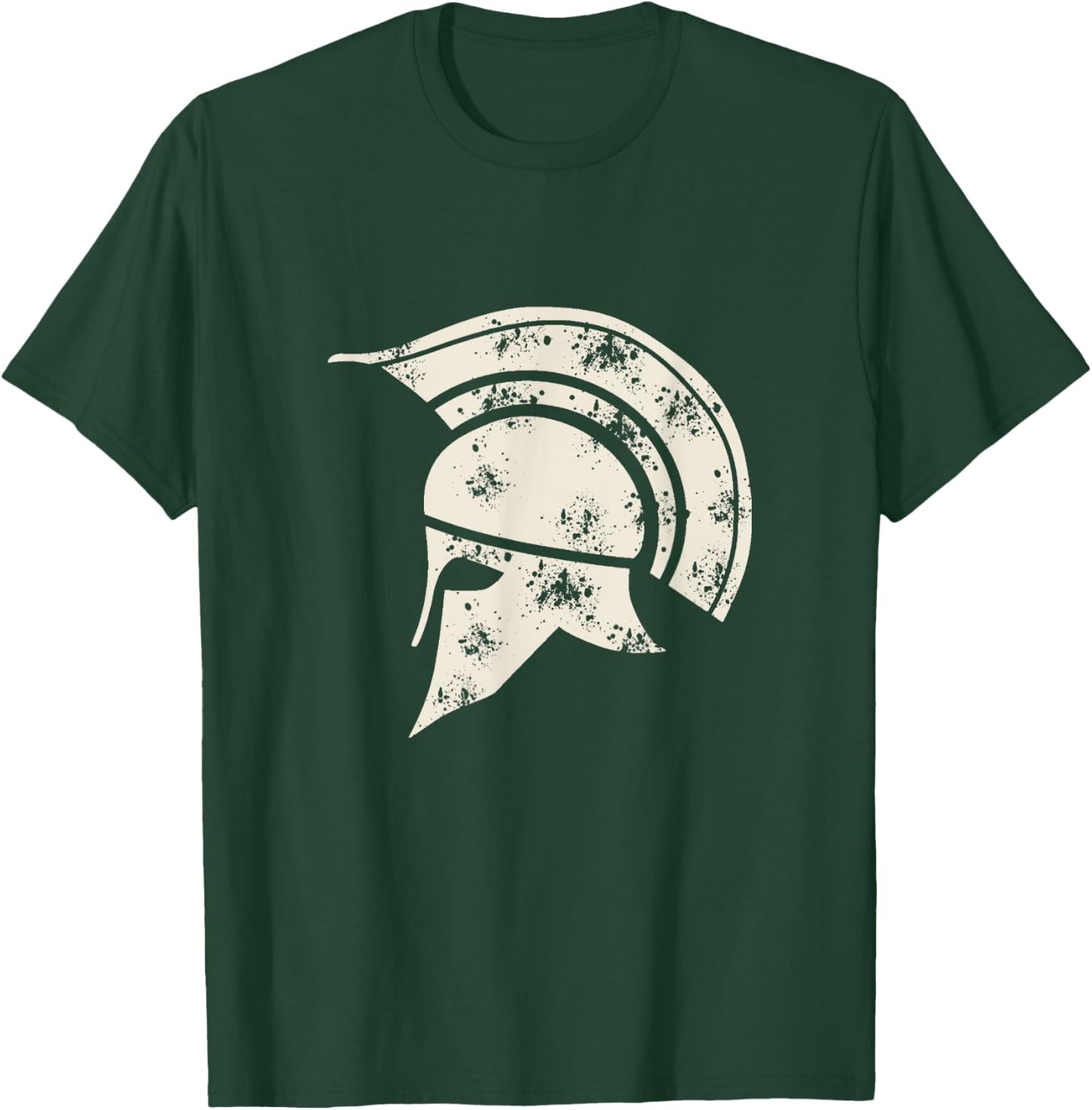 Ancient Spartan Greek Helmet T-Shirt - T-Shirt | Forest