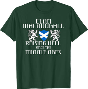 MacDougall Scottish Family Scotland Name Clan T-Shirt - T-Shirt | Forest