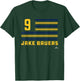 Flag Stripes Jake Bauers Milwaukee Baseball MLBPA T-Shirt - T-Shirt | Forest