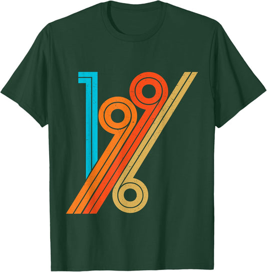 Vintage Birthday Retro Style 1996 T-Shirt - T-Shirt | Forest