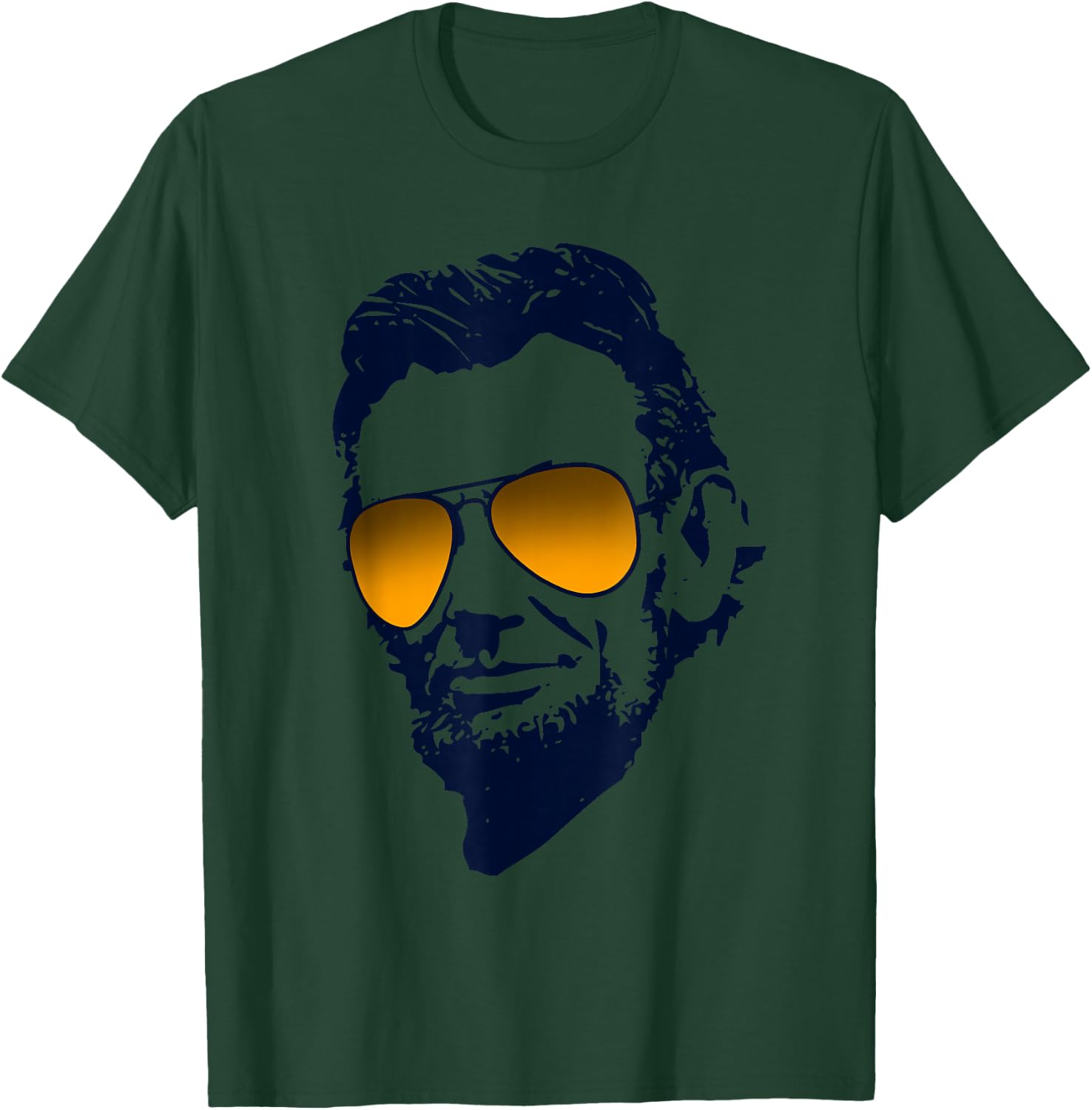 Cool Abraham Lincoln Honest Abe In Sunglasses Graphic T-Shirt - T-Shirt | Forest