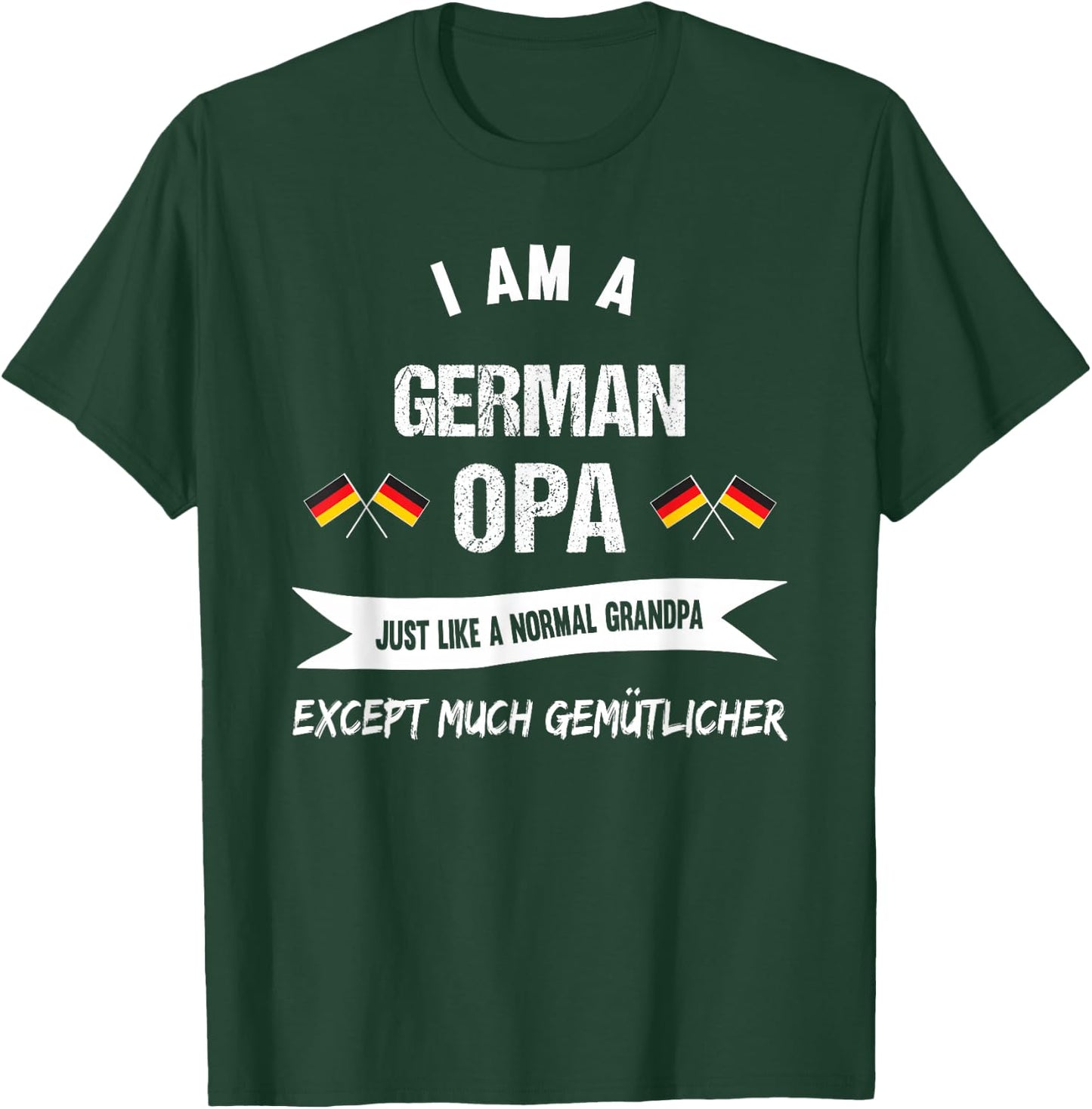 The best German Grandad - deutscher Opa T-Shirt - T-Shirt | Forest