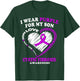 Cystic Fibrosis Shirt For Dad/Mom - I Wear Purple For My Son T-Shirt - T-Shirt | Forest