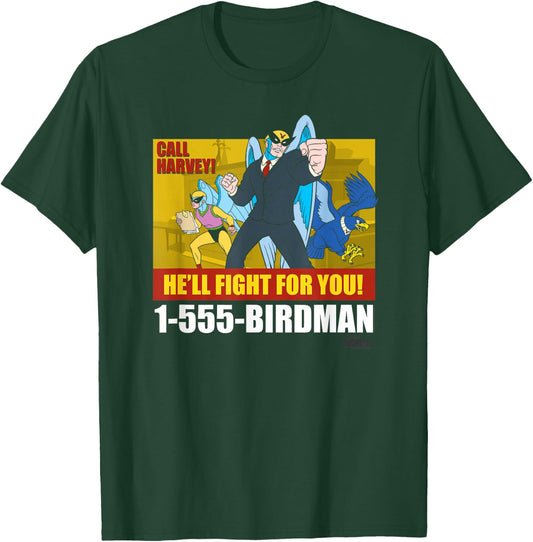 Harvey Birdman, Attorney at Law Birdman Ad T-Shirt - T-Shirt | Forest