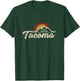 Tacoma WA Retro Throwback Distressed Gift T-Shirt - T-Shirt | Forest
