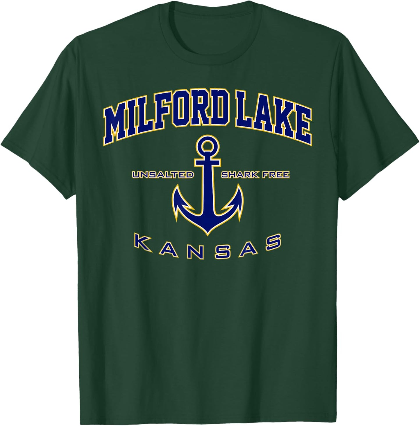Milford Lake KS T-Shirt - T-Shirt | Forest