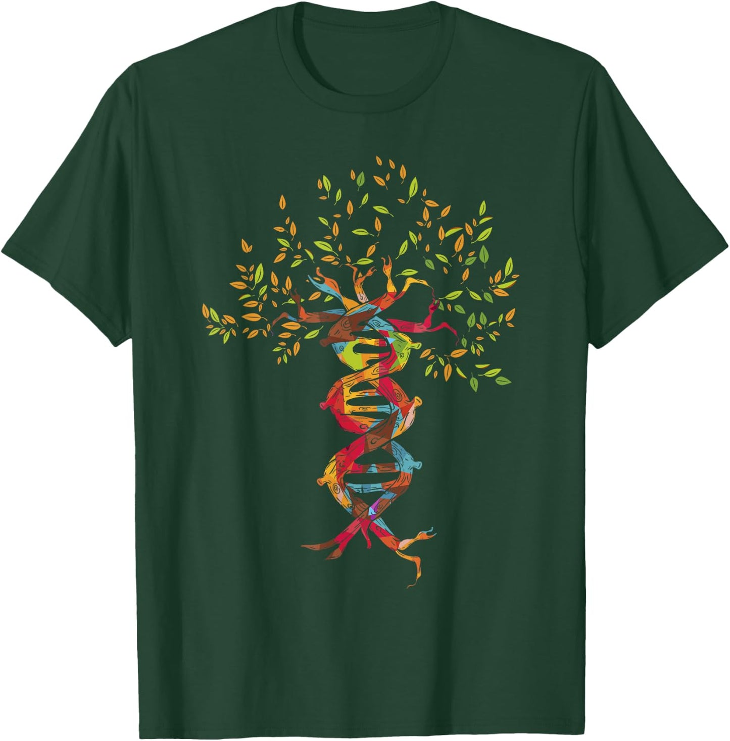 Tree of Life , DNA Shirt, Genetics Shirt T-Shirt - T-Shirt | Forest