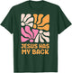Jesus has my back kids boho Christian girls T-Shirt - T-Shirt | Forest