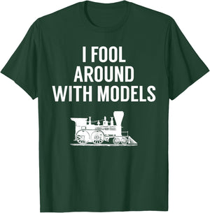 Model Train T Shirt - Funny for Train Enthusiasts T-Shirt - T-Shirt | Forest