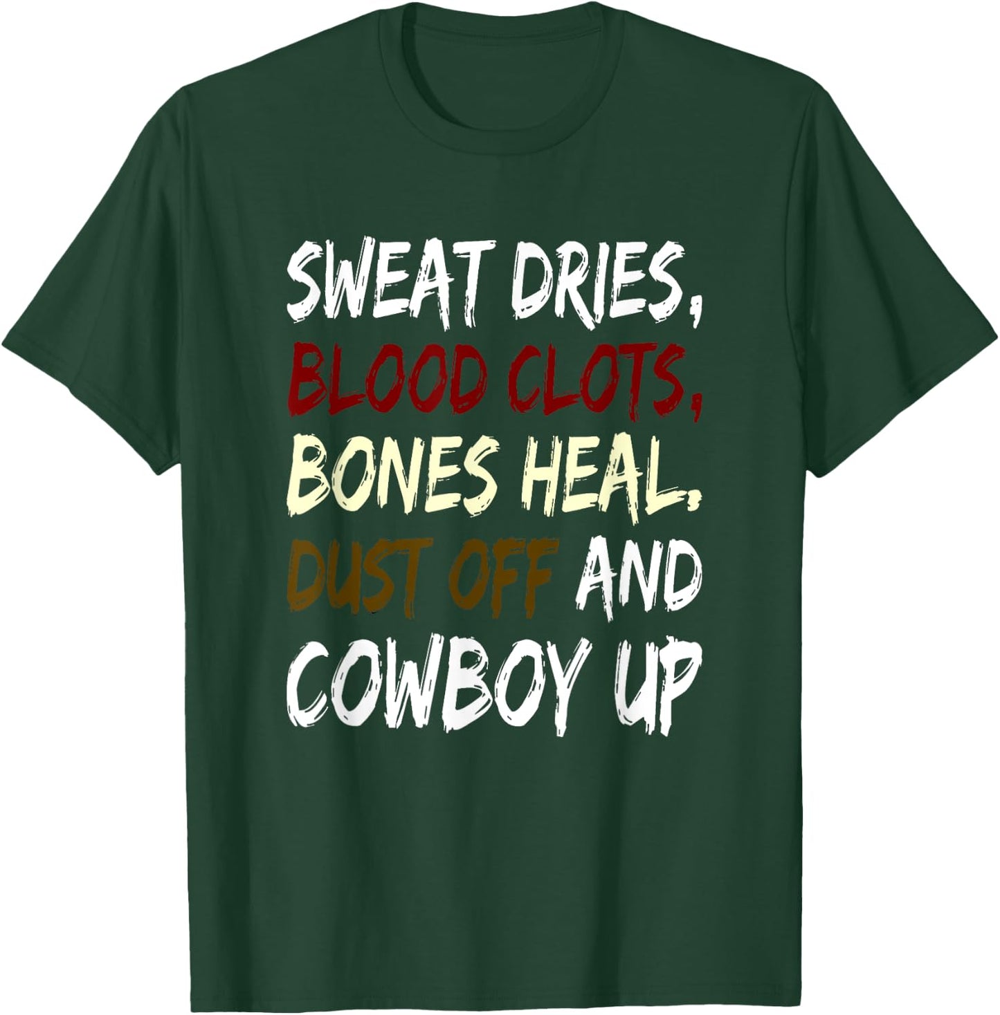 Cowboy Up for Rodeo Playday Horse Lovers. T-Shirt - T-Shirt | Forest