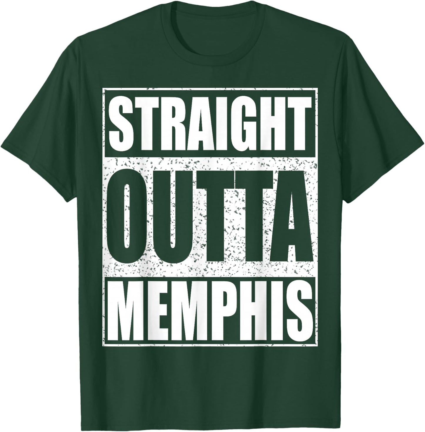 Straight Outta Memphis Shirt Patriotic Tennessee State T-Shirt - T-Shirt | Forest