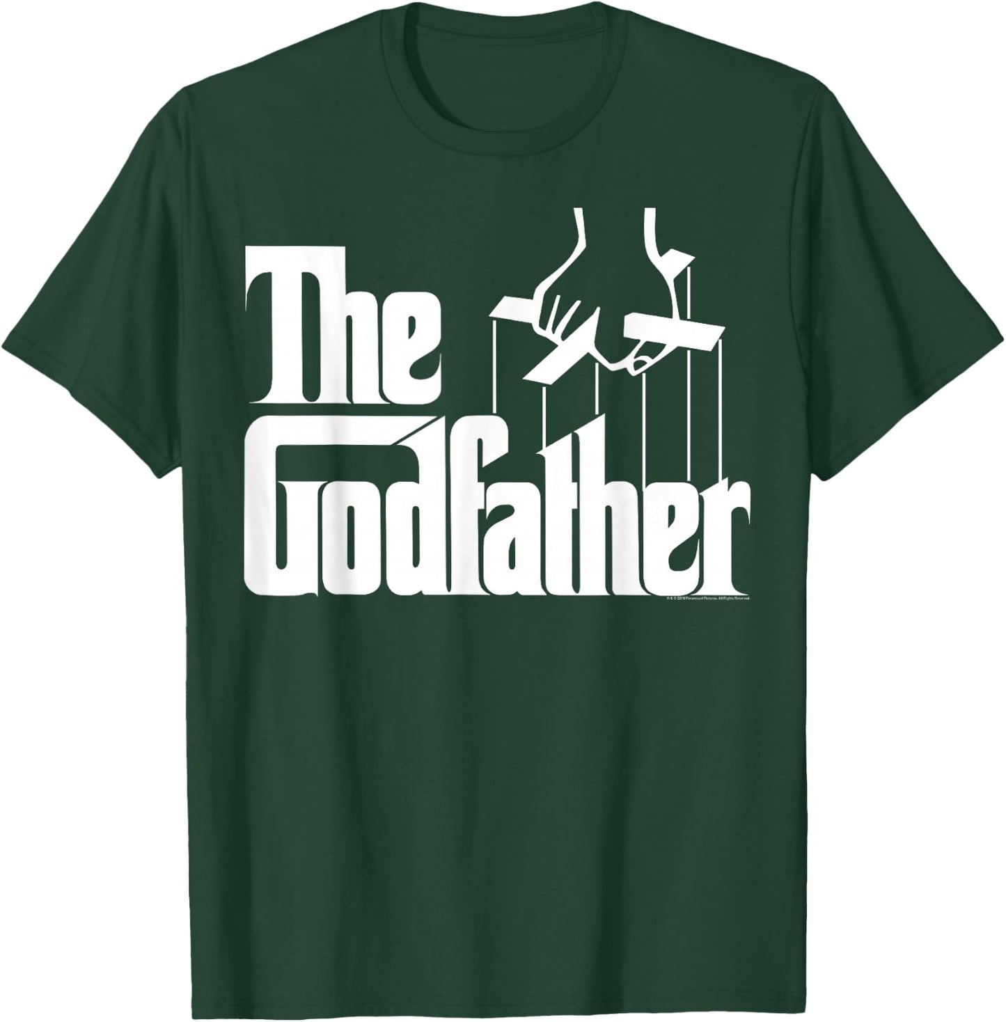 The Godfather Original White Title Logo T-Shirt - T-Shirt | Forest
