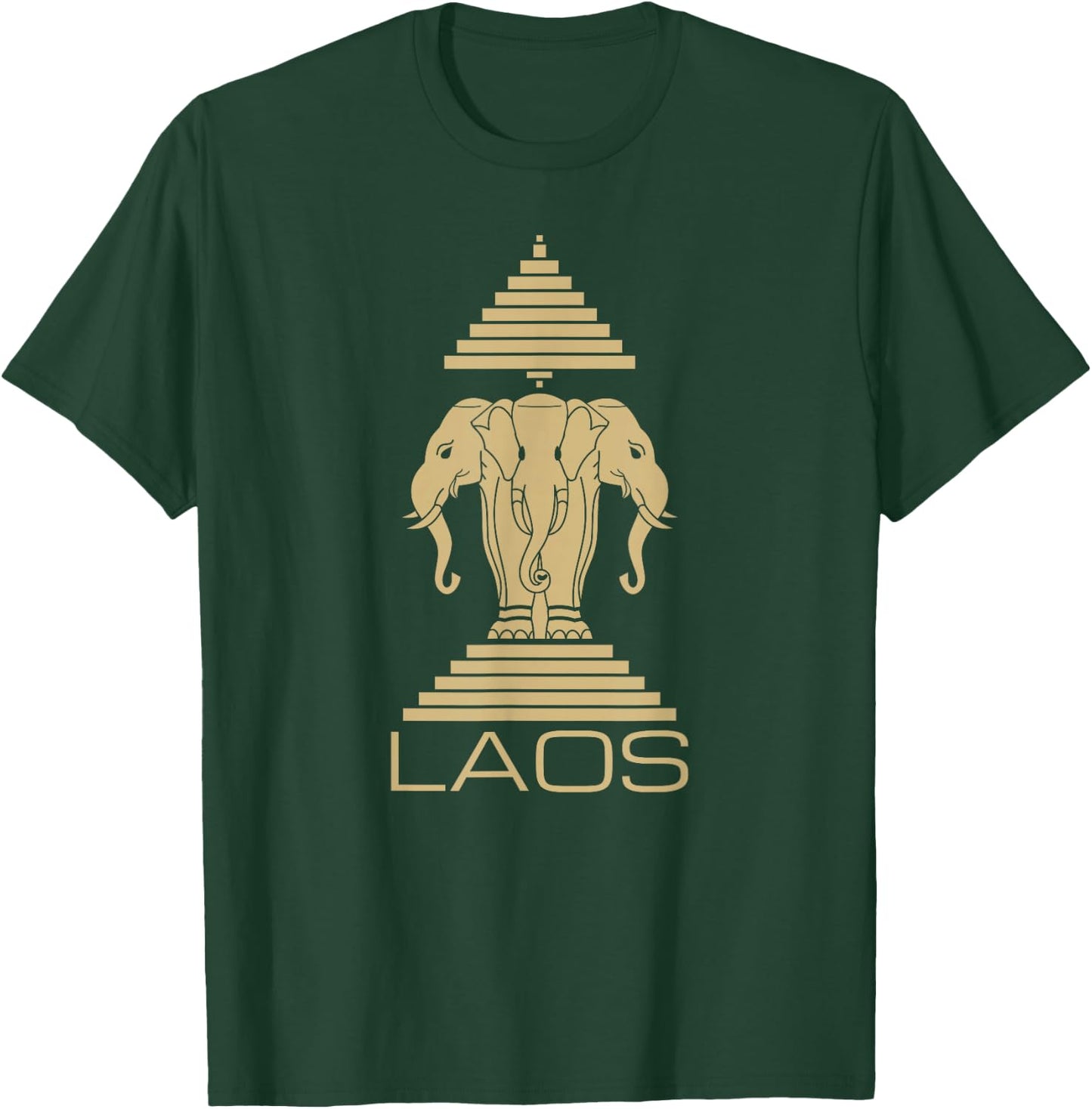 Laos Elephant Symbol Laotian Pride T-Shirt - T-Shirt | Forest