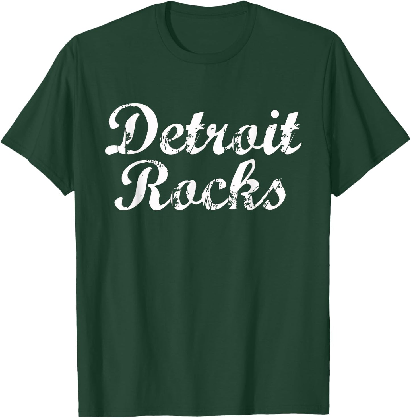 Detroit Rocks - Motor City, Midwest Michigan T-Shirt - T-Shirt | Forest