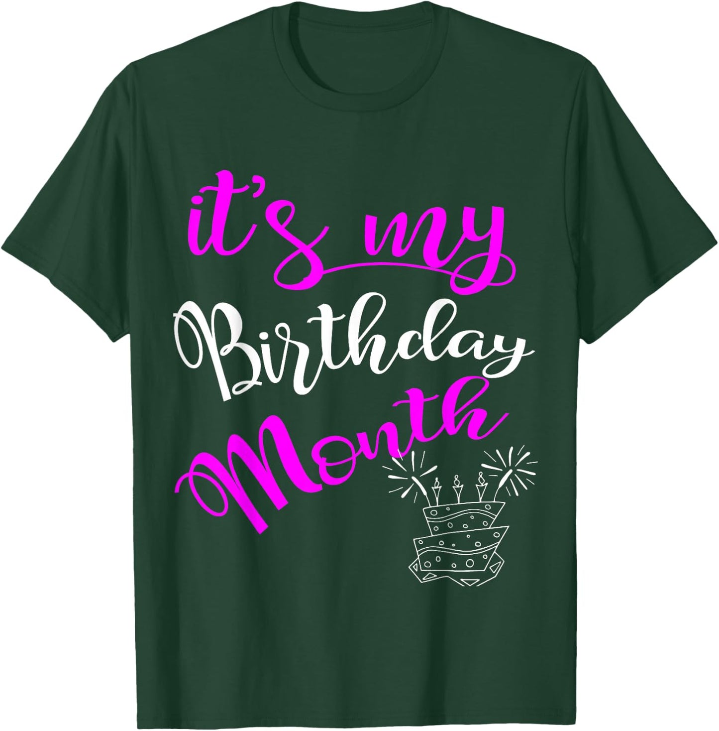 It's My Birthday Month Party T-Shirt - T-Shirt | Forest