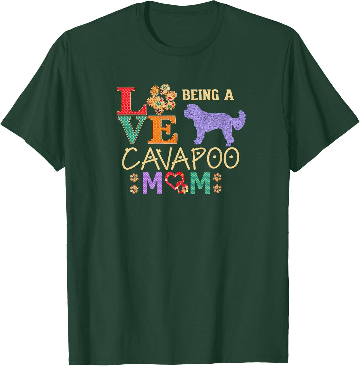 Cavapoo Design for Cavapoo Dog Lovers T-Shirt - T-Shirt | Forest