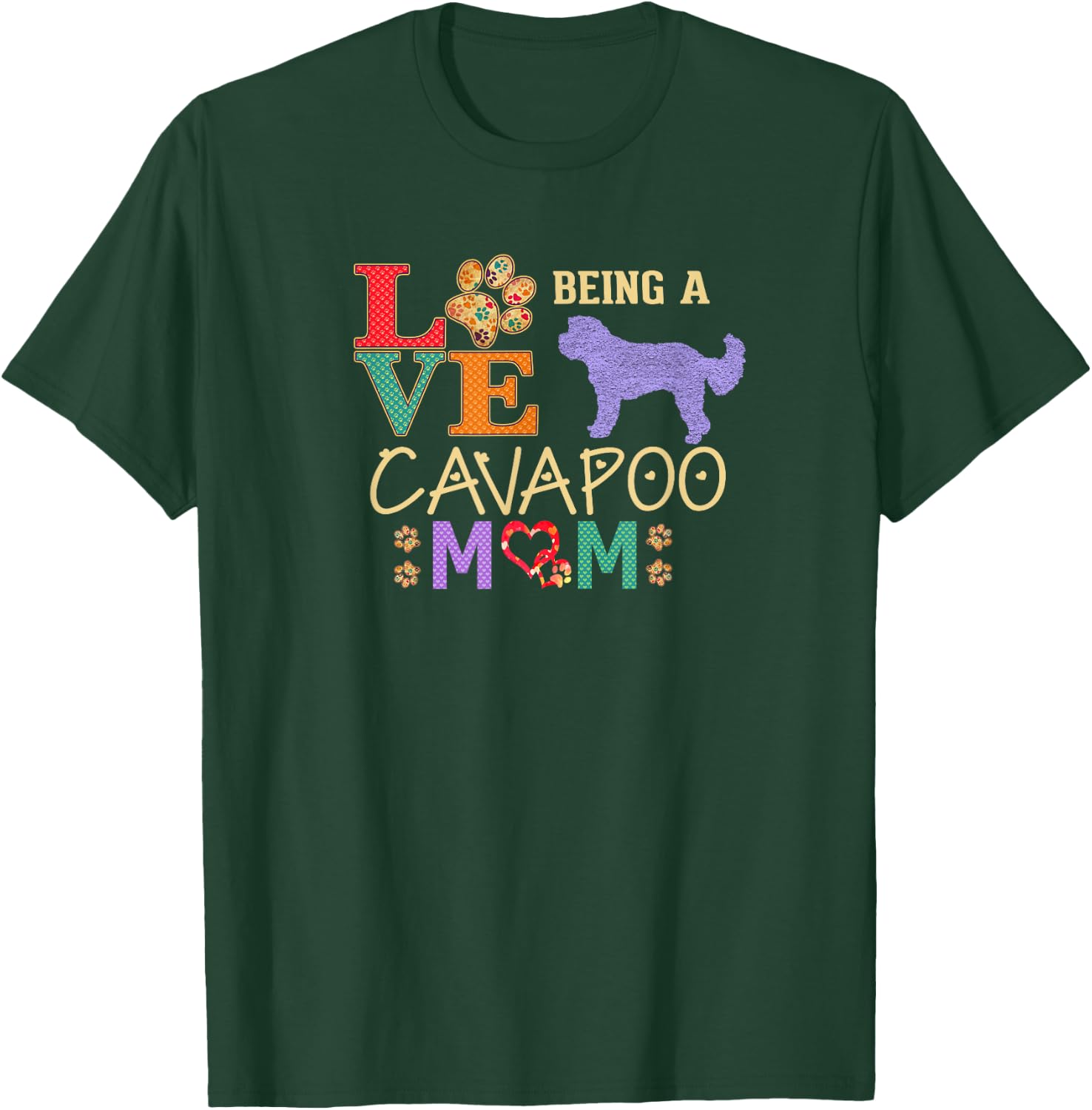 Cavapoo Design for Cavapoo Dog Lovers T-Shirt - T-Shirt | Forest
