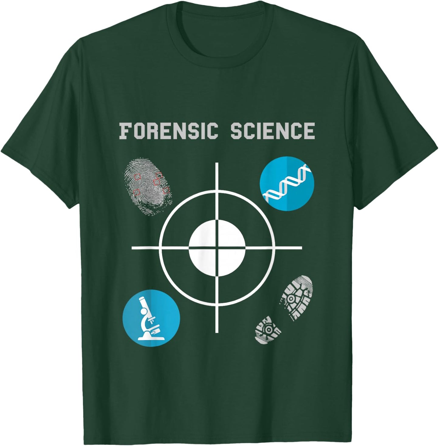 Forensic Science Crime Scene Evidence T-Shirt - T-Shirt | Forest