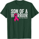 Son of a Warrior Mother Breast Cancer Awareness Gift Pink T-Shirt - T-Shirt | Forest