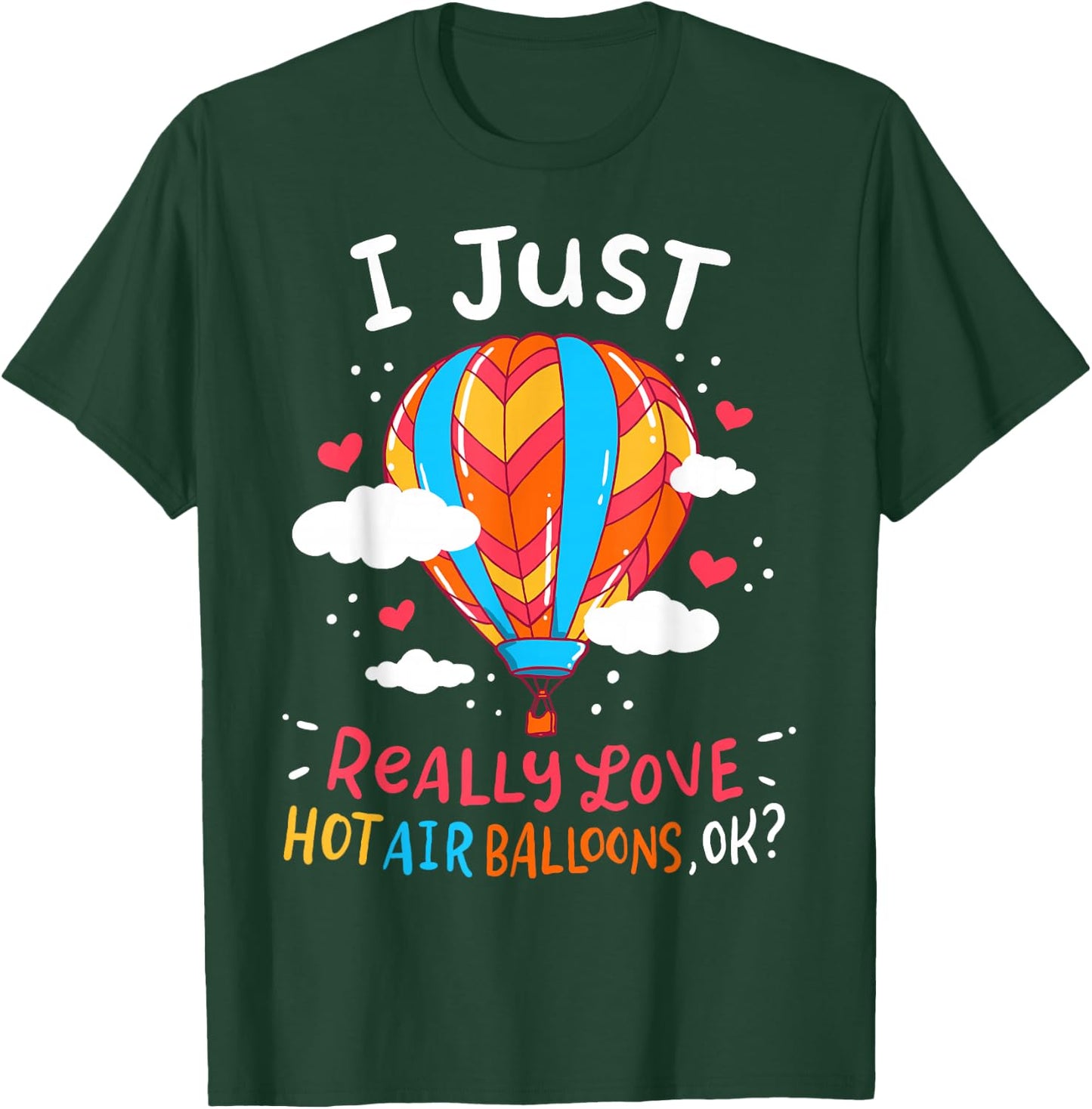Hot Air Balloon T-Shirt - T-Shirt | Forest
