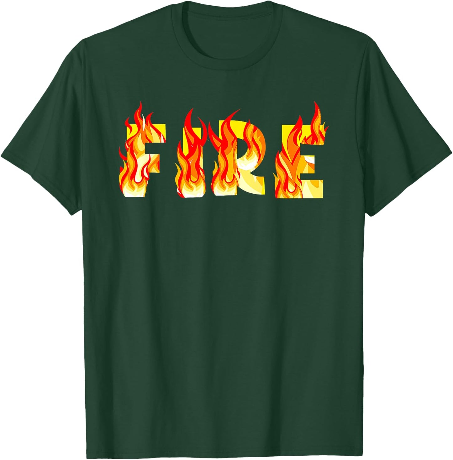Funny Fire And Ice Fire Couple DIY Costume Halloween Party T-Shirt - T-Shirt | Forest